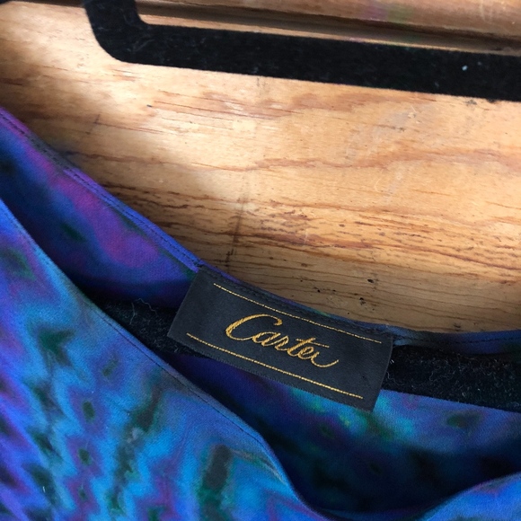 Carter Smith Shibori Silk Flowy Gown - Picture 2 of 2